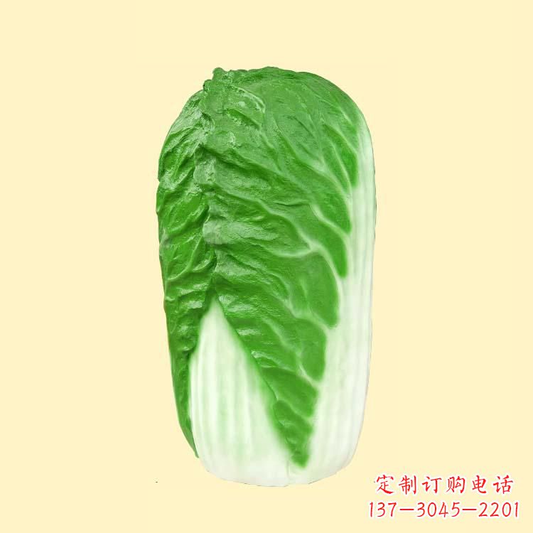 山西玻璃钢白菜雕塑