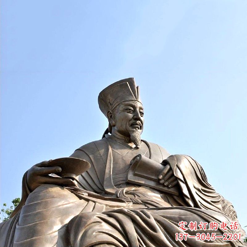 山西历史名人北宋文坛领袖欧阳修铸铜雕塑
