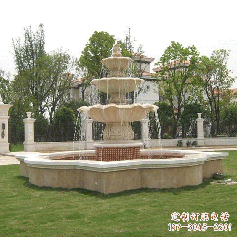 山西砂岩景观喷泉雕塑——美丽耐久的自然之美