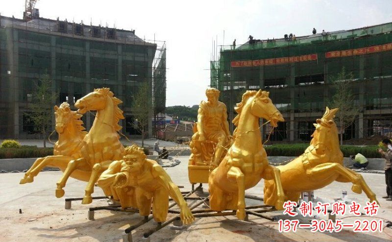 山西阿波罗玻璃钢景观雕塑