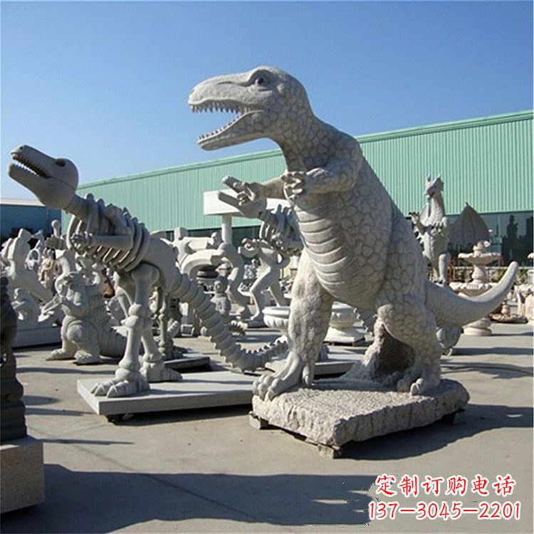 山西霸王龙石雕塑