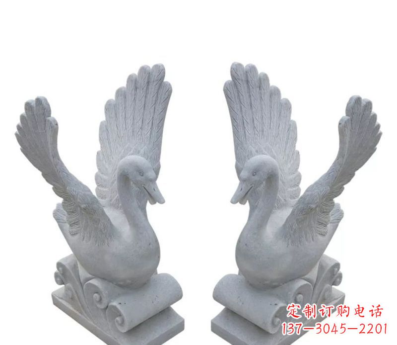 山西天鹅之恋石雕