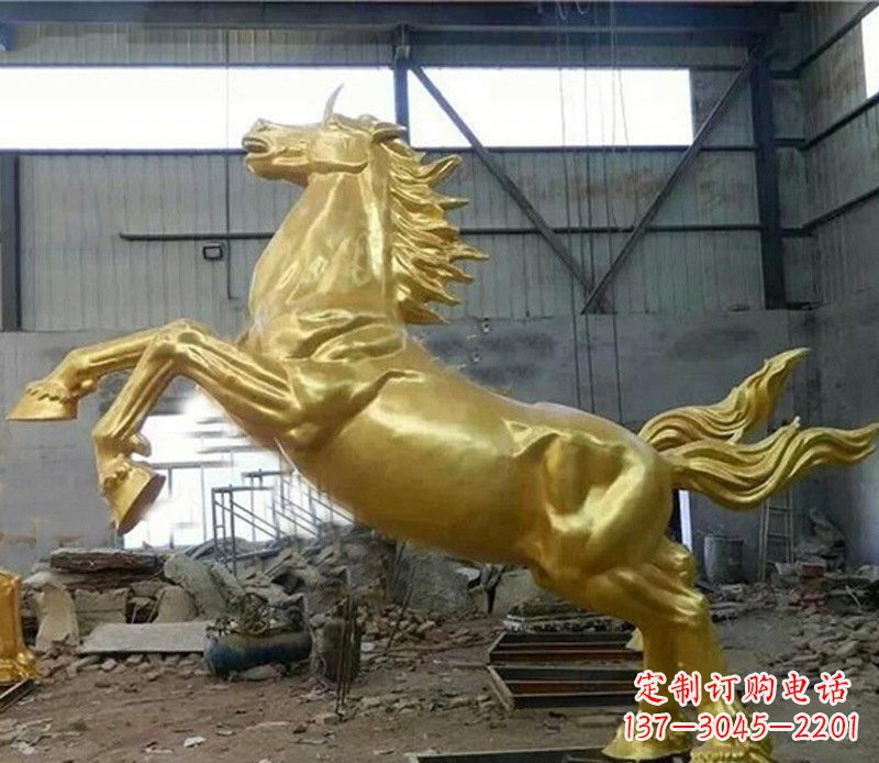 山西精致马铜雕塑