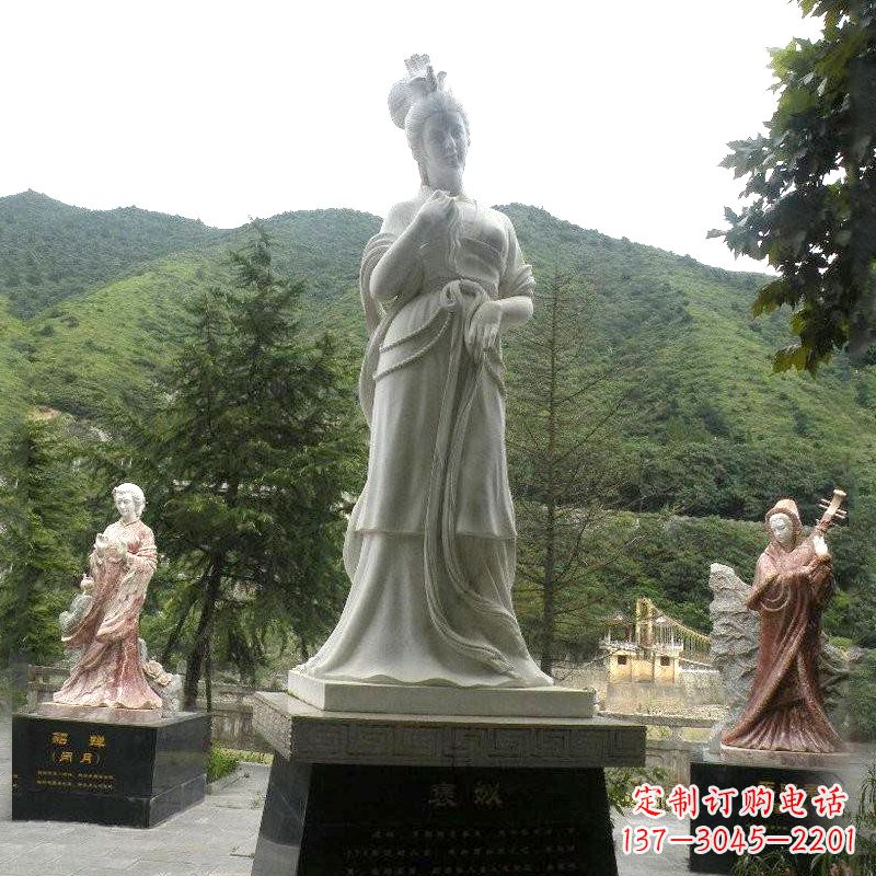 山西美女大理石石雕