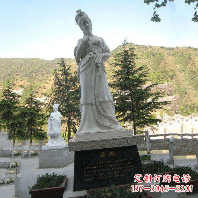 山西传承中国古代美女——褒姒雕像