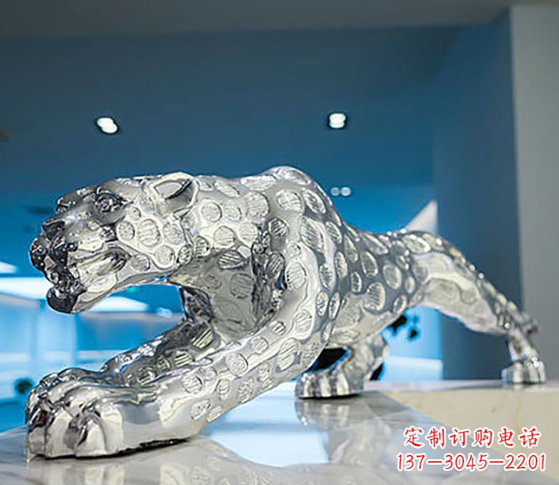 山西豹子雕塑工艺品