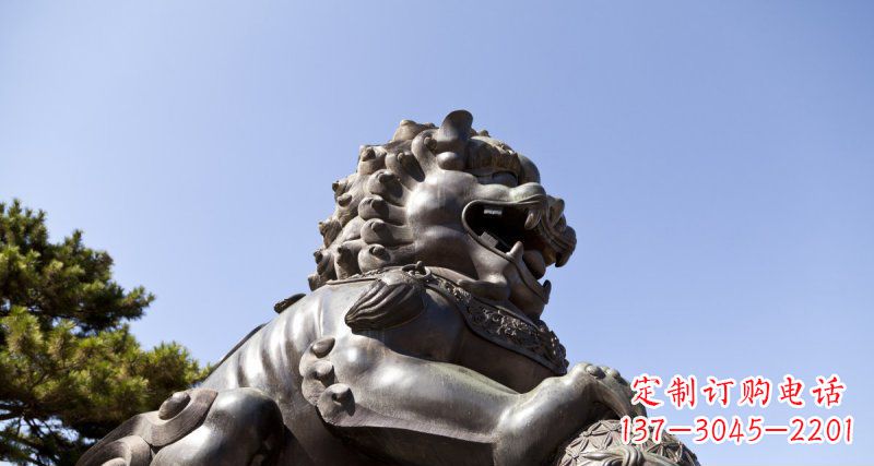 山西北方铜狮子铜雕