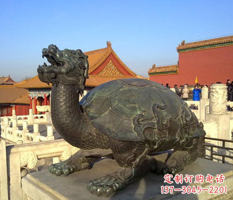 山西北京故宫龙龟铜雕摆件