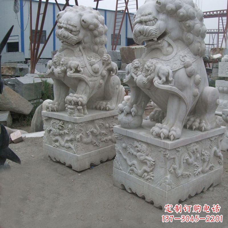 山西新狮子雕塑,传承北京青铜文化