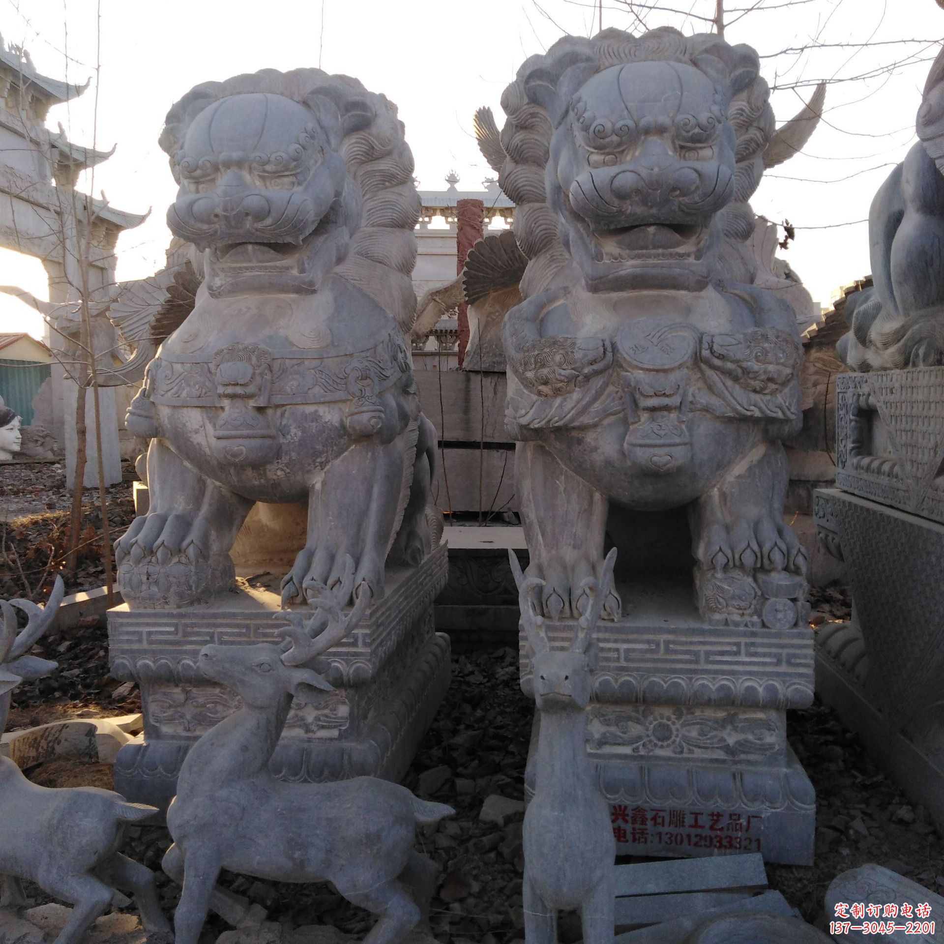 山西北京铸铜狮子雕塑厂家