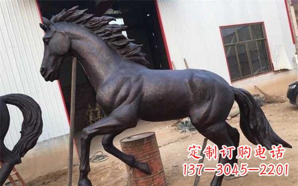 山西奔马铜雕222