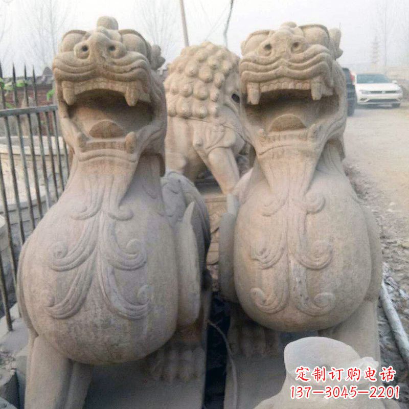 山西狴犴仿古石雕塑