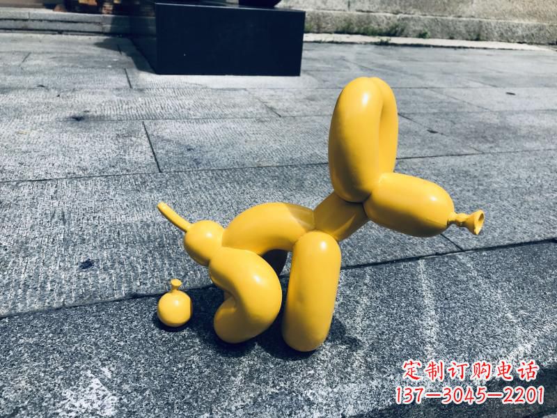 山西新颖创意的气球狗雕塑