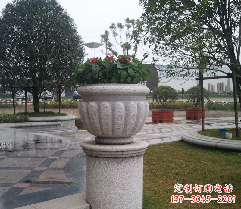 山西精美大理石花盆