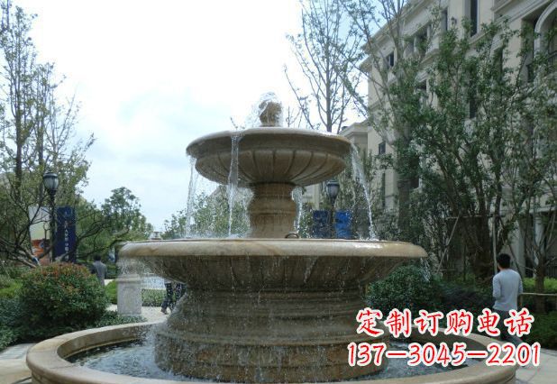 山西别墅景观大型喷泉石雕 (3)