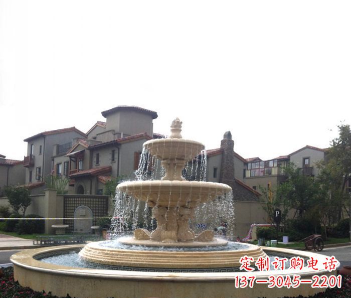 山西别墅景观大型喷泉石雕 (4)