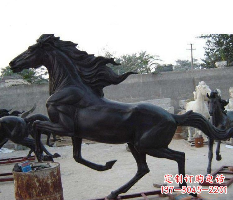 山西马铜雕塑,让你的别墅景观更加生动