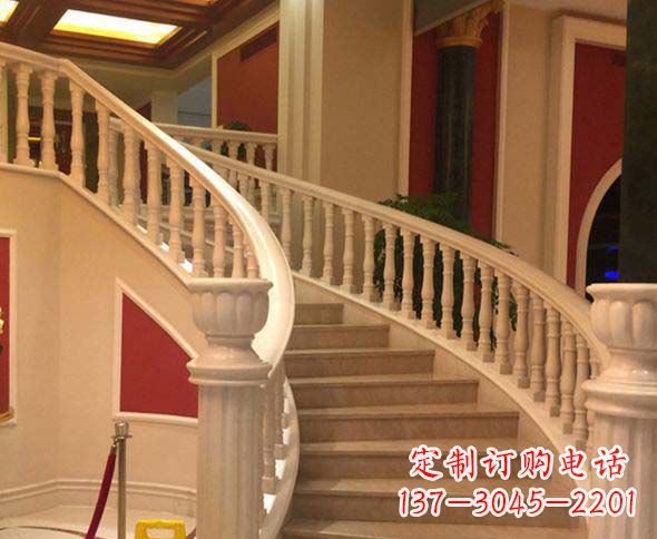 山西精美汉白玉石栏杆,现代设计与传统工艺的完美结合