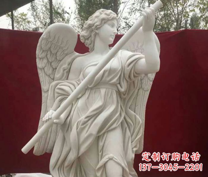 山西别墅景观天使人物石雕