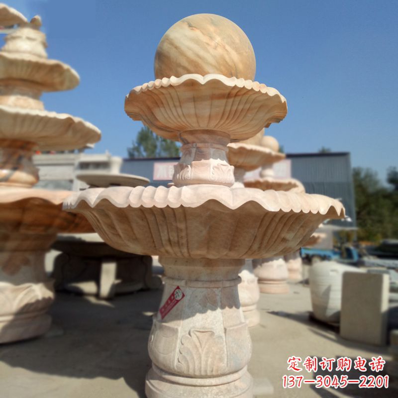 山西别墅庭院风水球