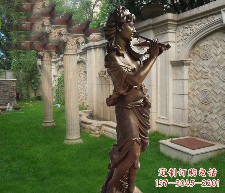 山西玻璃钢女人雕塑