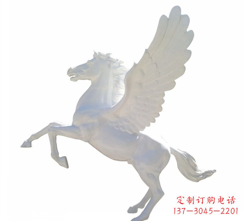 山西新款玻璃钢飞马摆件