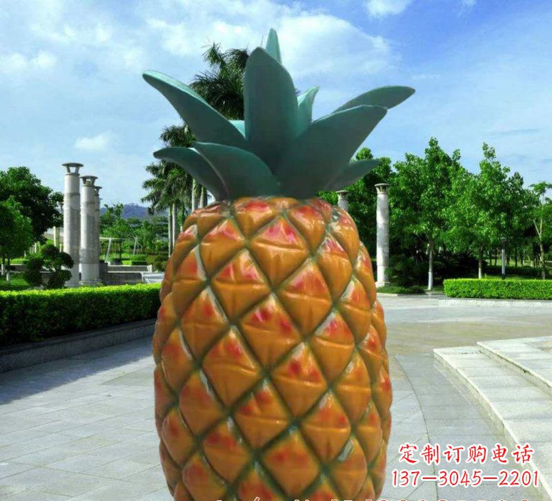山西玻璃钢菠萝灯