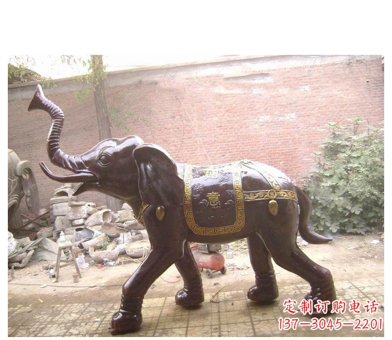山西玻璃钢大象雕塑