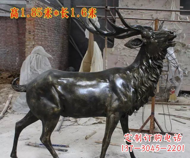 山西玻璃钢仿铜动物雕塑精美绝伦