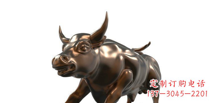 山西玻璃钢仿铜牛公园动物雕塑视觉盛宴