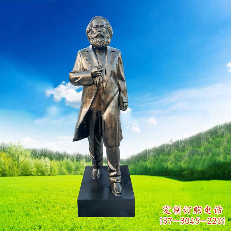 山西玻璃钢马克思塑像伟人的永恒记忆