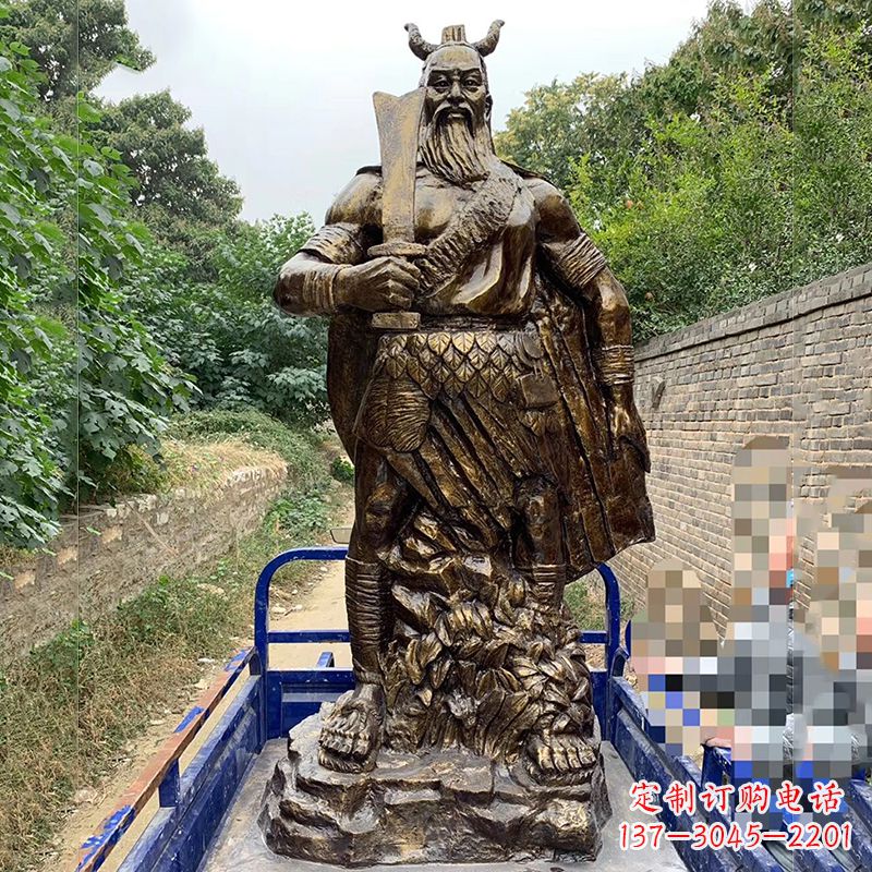 山西炎帝神农氏玻璃钢雕塑一种新的艺术形式