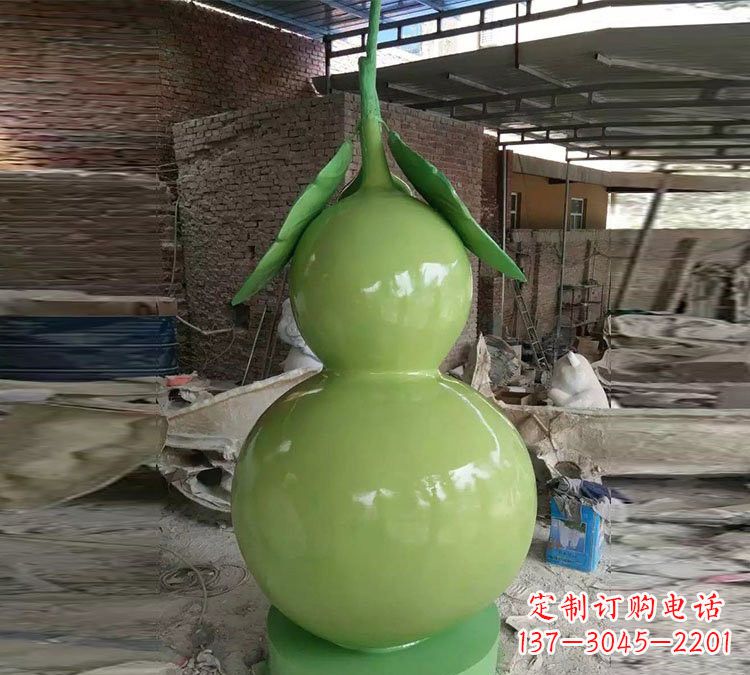山西玻璃钢仿真葫芦雕塑