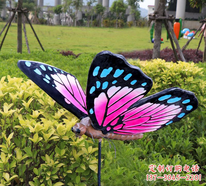 山西玻璃钢蝴蝶雕塑