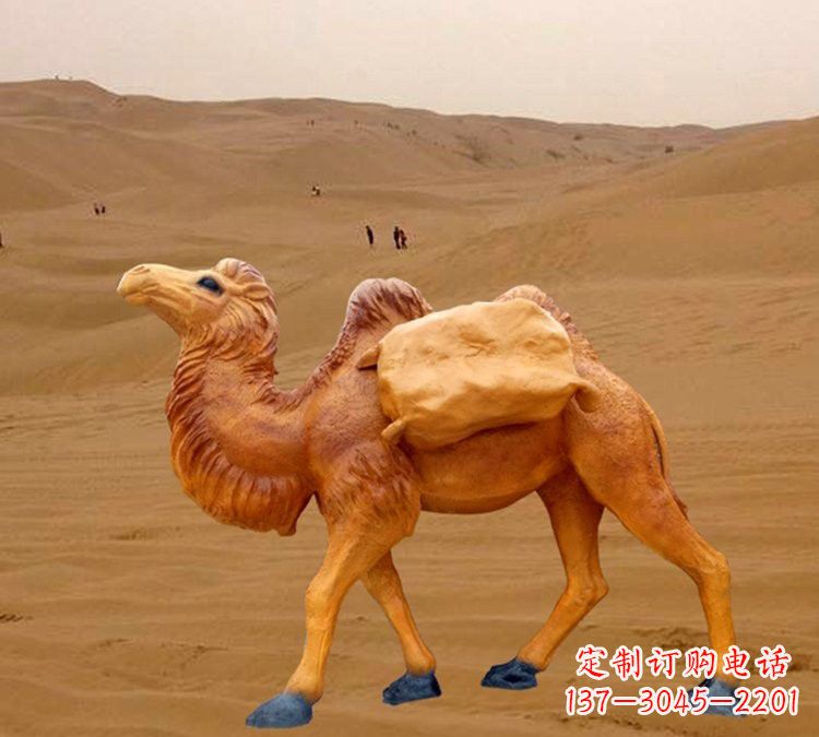 山西玻璃钢骆驼雕塑