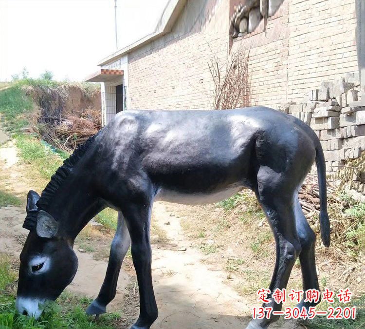 山西玻璃钢雕刻毛驴,传承传统文化