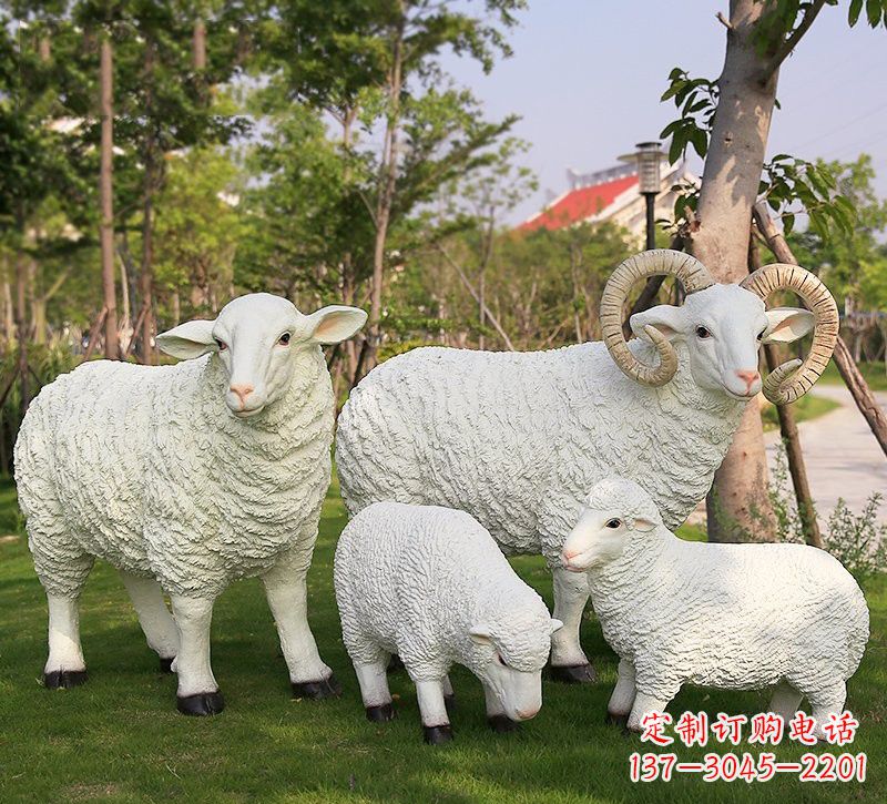 山西玻璃钢仿真山羊