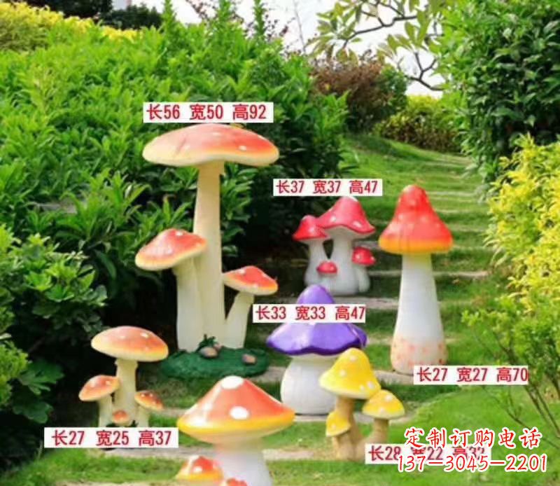 山西玻璃钢蘑菇雕塑——描绘美丽景色