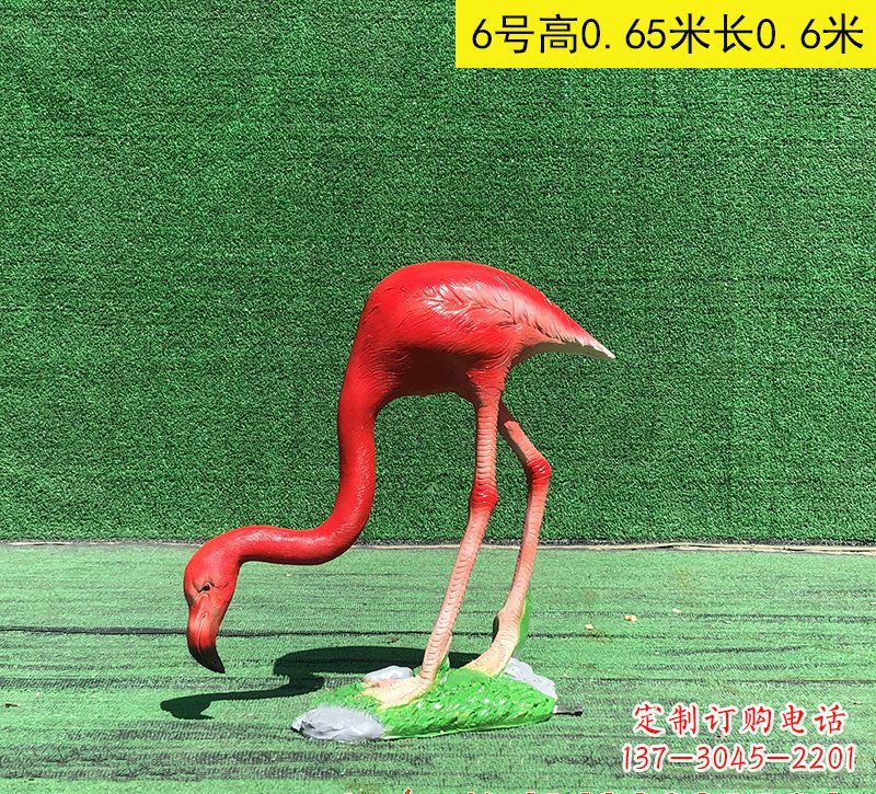 山西精美玻璃钢火烈鸟雕塑