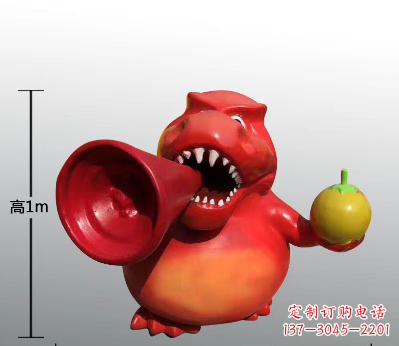 山西玻璃钢卡通动物雕塑