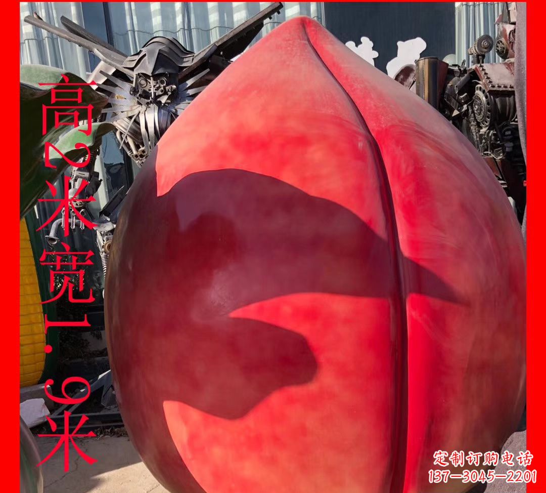 山西玻璃钢水果雕塑——给你一个美好的景观