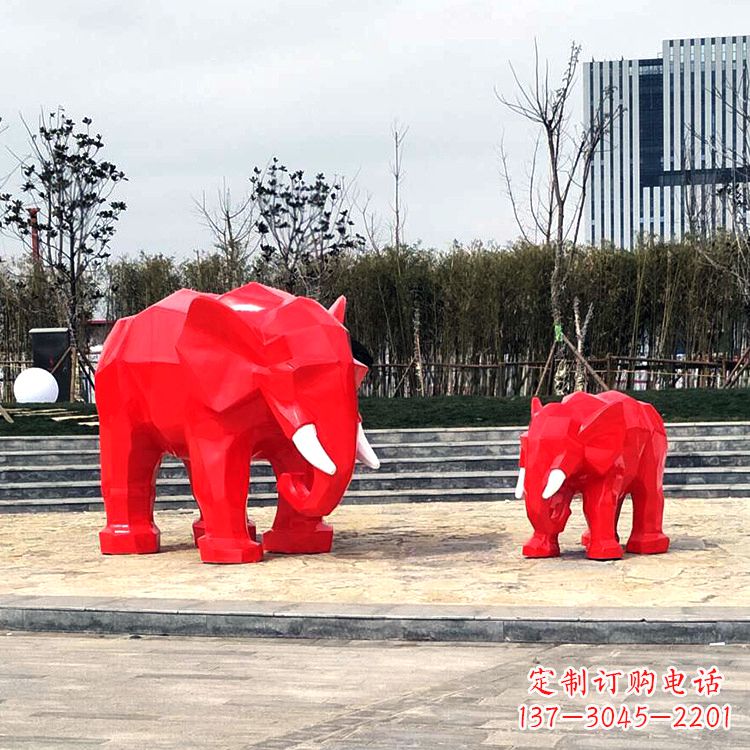 山西玻璃钢大象雕塑艺术之美