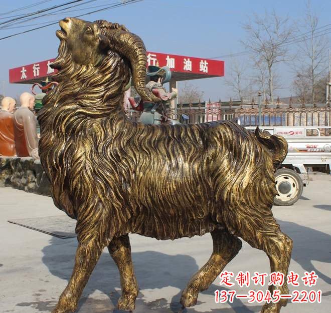 山西玻璃钢山羊雕塑——让艺术之美绽放
