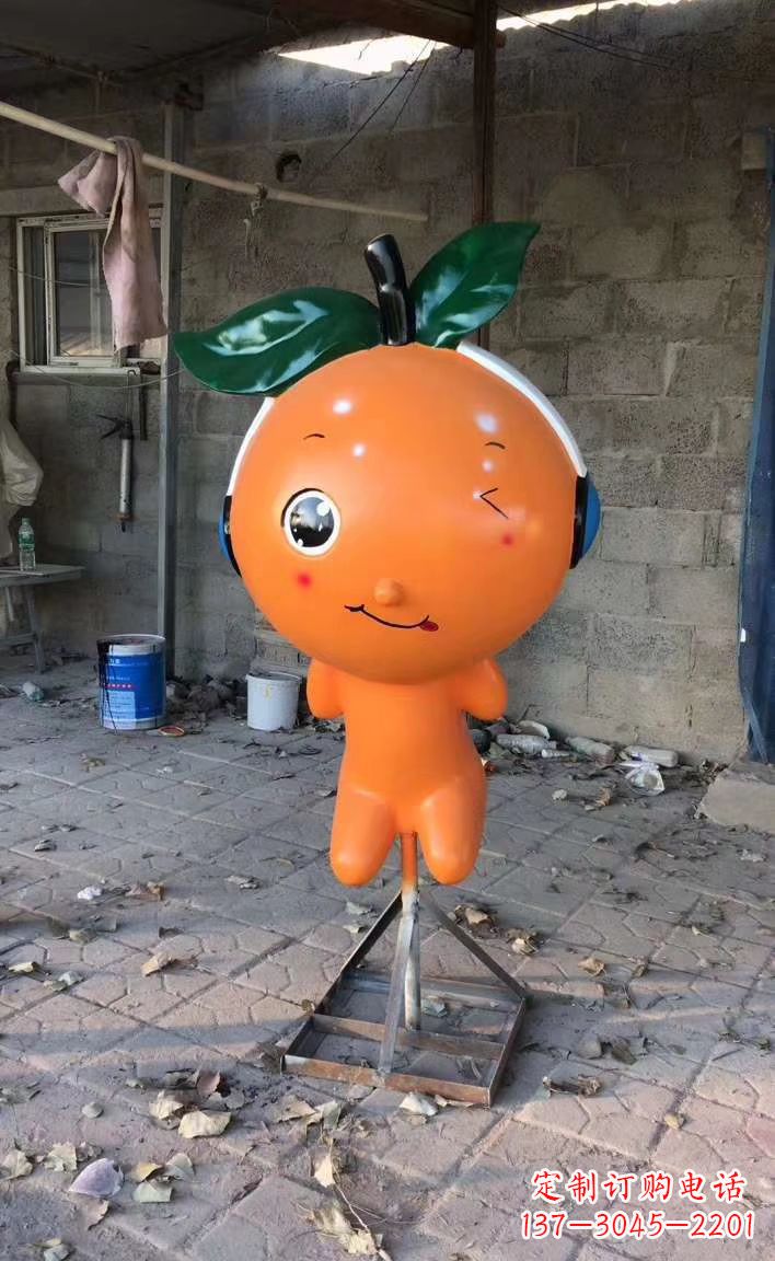 山西玻璃钢水果卡通雕塑
