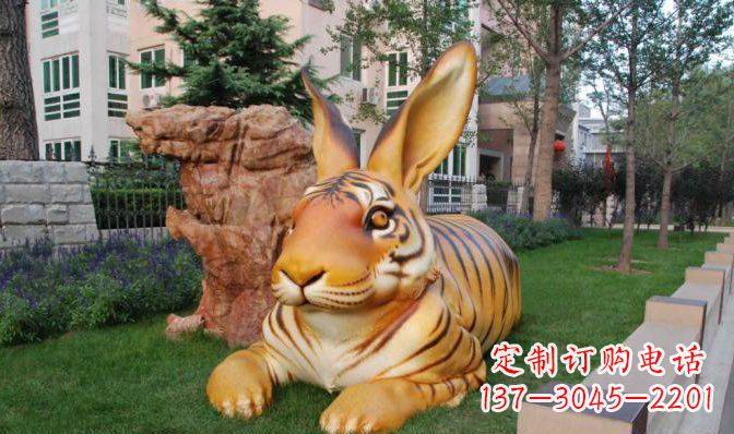 山西玻璃钢兔子雕塑精致、经典、永恒