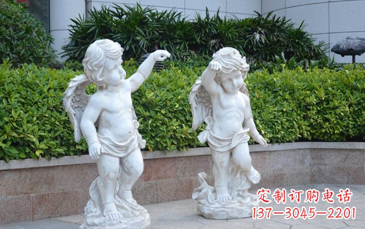 山西玻璃钢天使雕塑精美绝伦