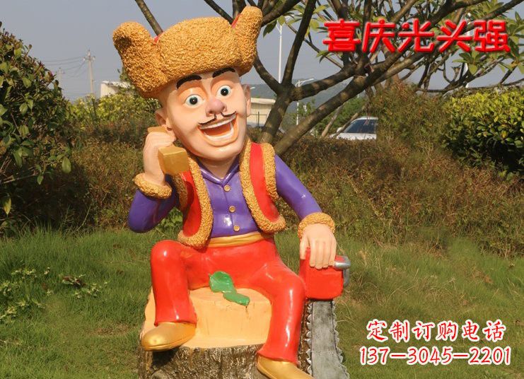 山西玻璃钢熊大熊二光头强