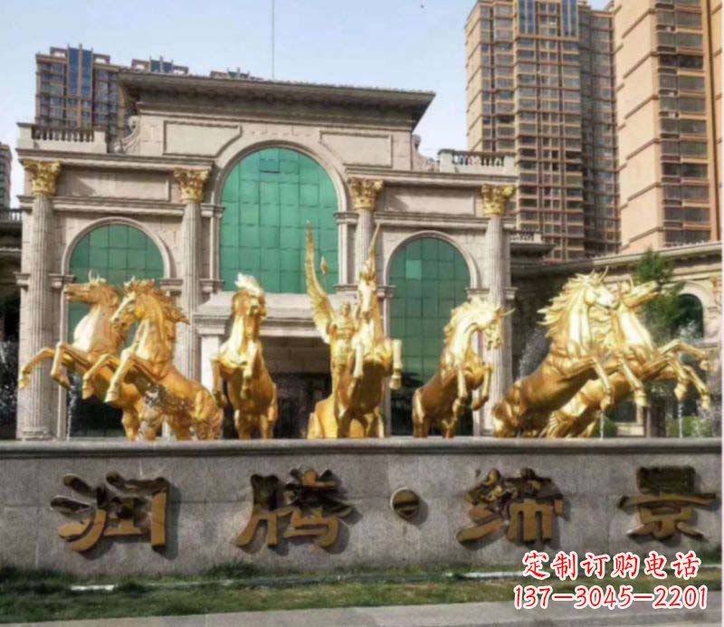山西不锈钢阿波罗战车雕塑