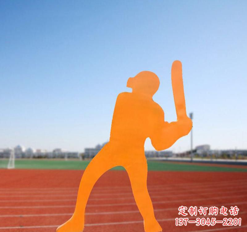 山西棒球运动人物雕塑传承棒球精神