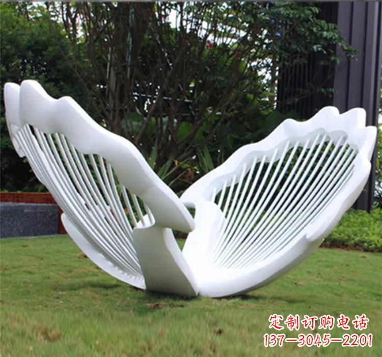 山西不锈钢贝壳雕塑艺术精品